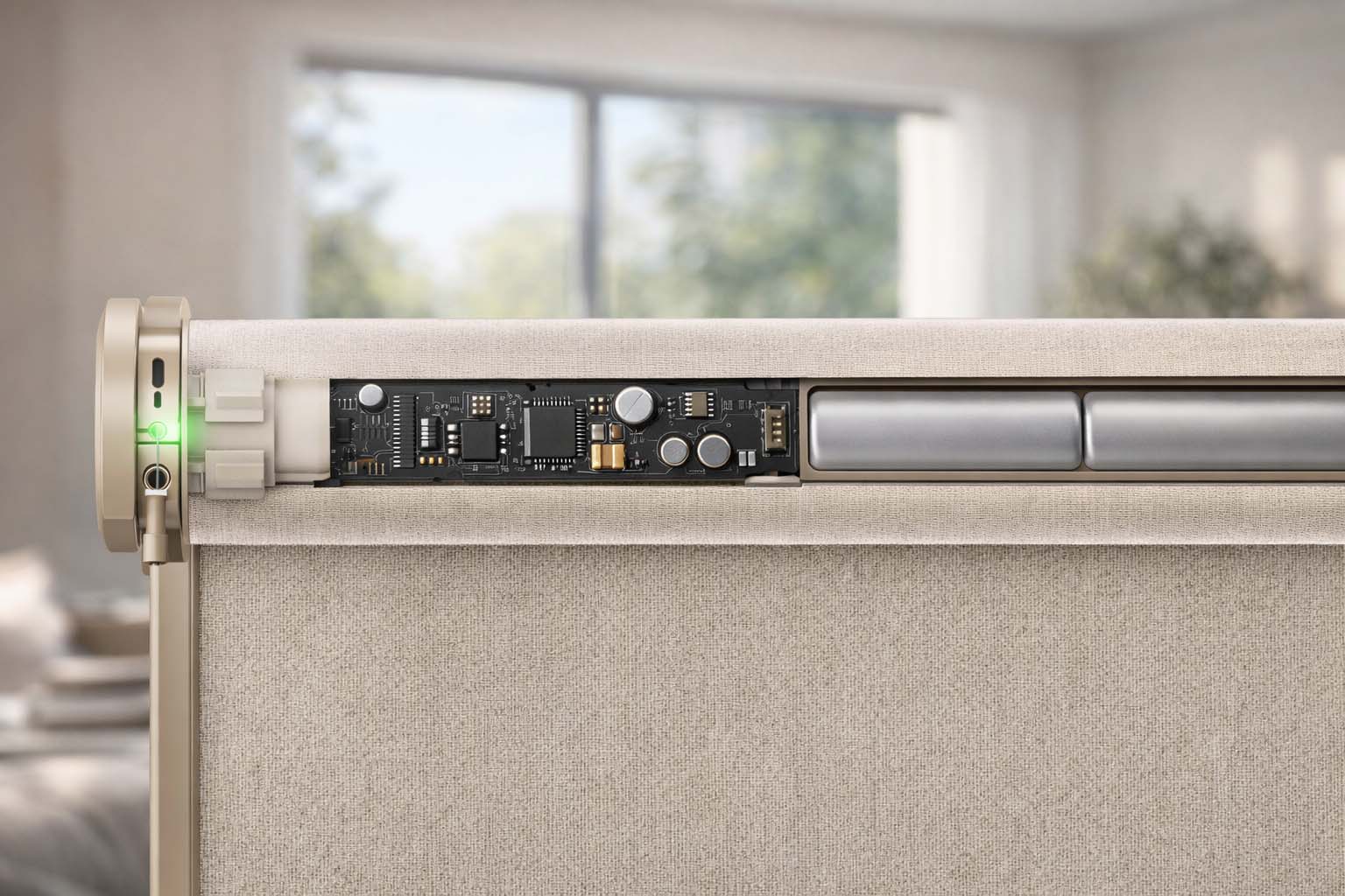 Внутренняя электроника мотора для автоматических штор